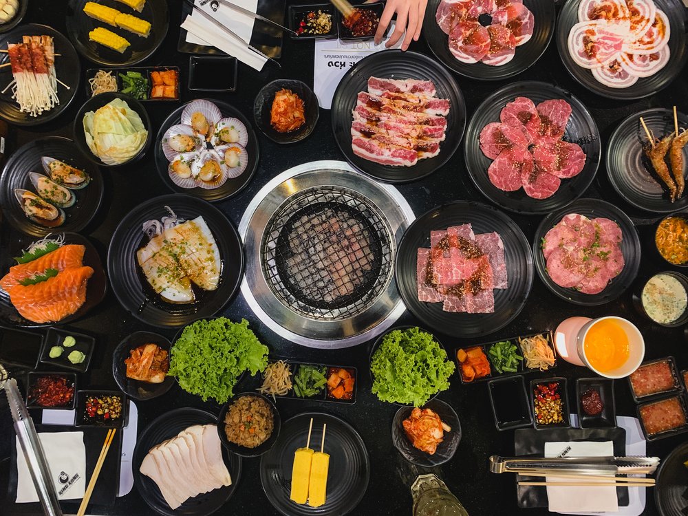 เนื้อสไลด์ หอยเชลล์ กุ้ง คิงคองบุฟเฟ่ต์