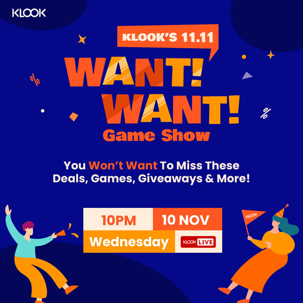 klook 11.11 live game show