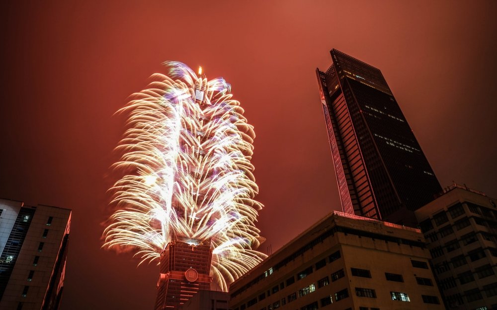 2022跨年煙火:台北101