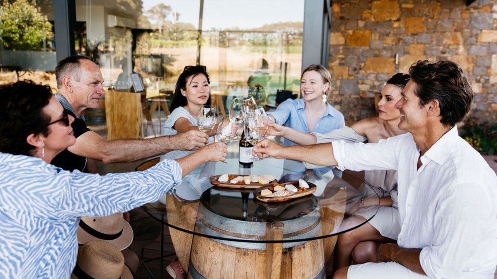 Enjoy wine and snacks with mates at Passel Estate Credit: @passelestate