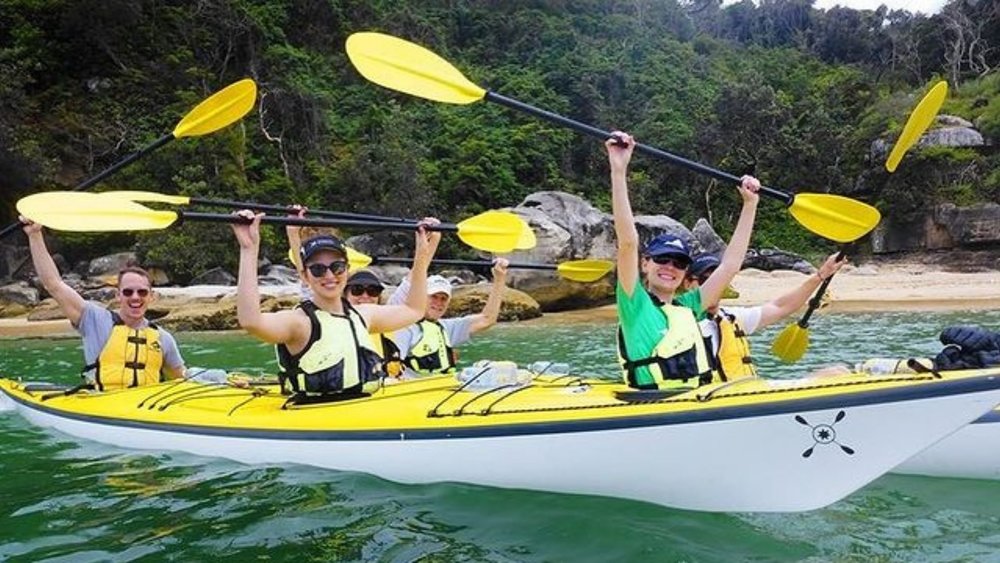 Aside from metropolitan icons, you’ll also pass by lush stretches of nature during your kayaking tour. Image credits: @sydneyharbourkayaks on Instagram