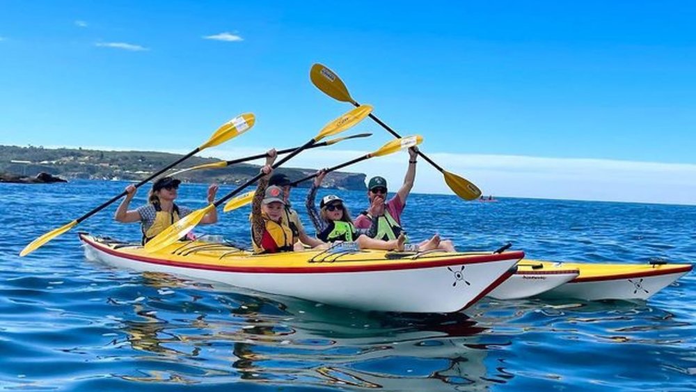 Even little ones can go kayaking—as long as they’re with a parent or guardian, of course! Image credits: @sydneyharbourkayaks on Instagram