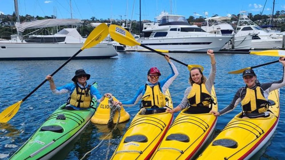 Bring all your buddies for a one-of-a-kind experience in Sydney! Image credits: @sydneyharbourkayaks on Instagram