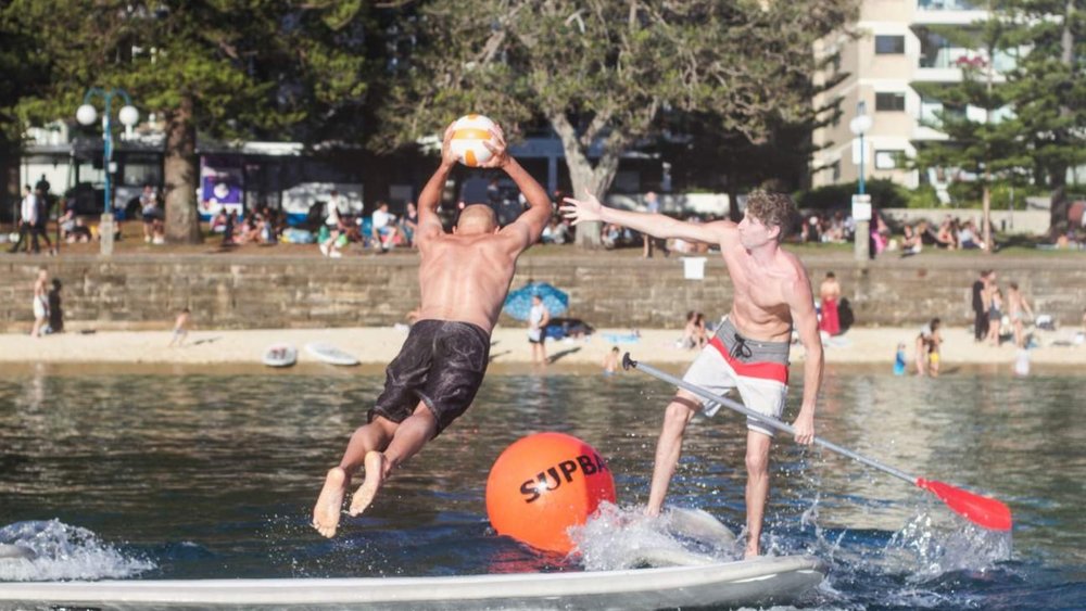 Add a new level of fun to stand up paddleboarding and try your hand at SUPBALL.