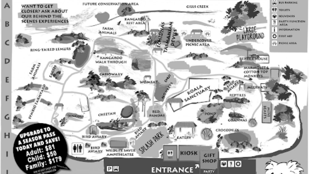 Map of Symbio Wildlife Park