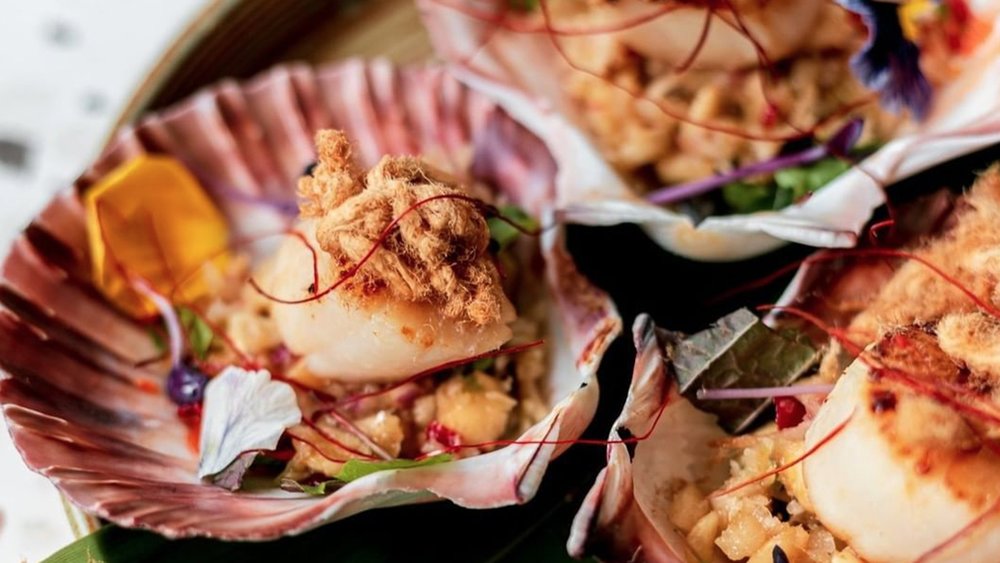 What’s better than scallops? When it’s topped with pork floss, toasted coconut, and cashews Credit: @botanichousesydney