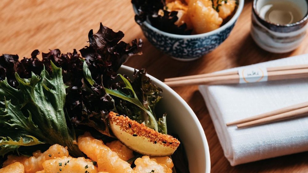 Indulge in the crispy and addictive popcorn shrimp Credit: @sakerestaurant