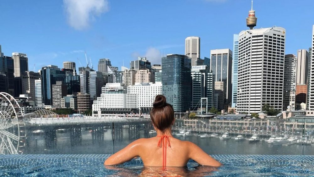 Its outdoor infinity pool is a must-visit! Credits: @kate_rogersx