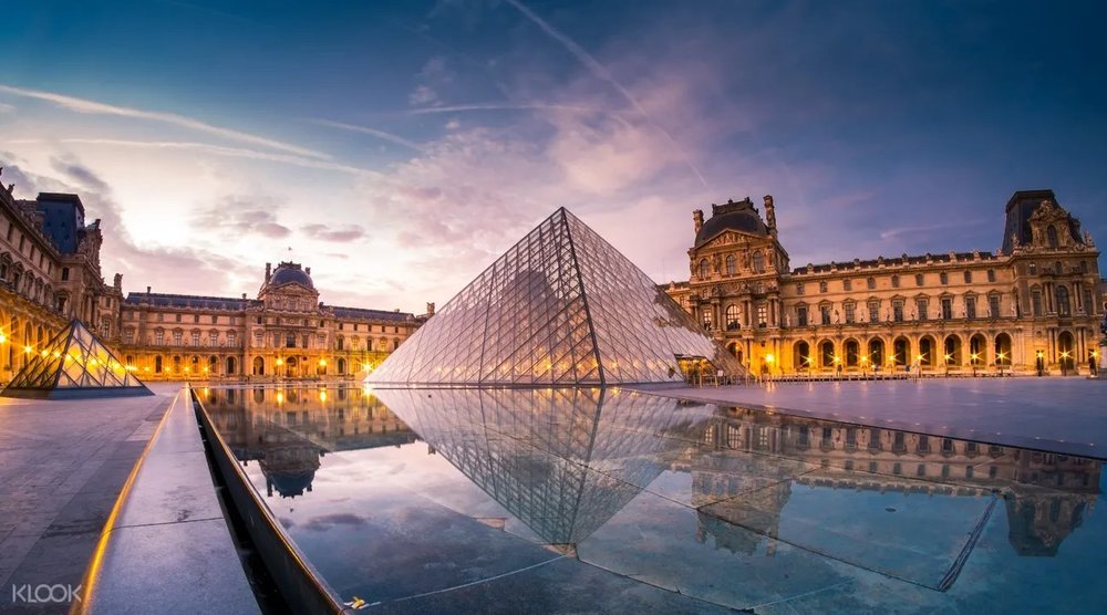 Pop the question in front of the Louvre’s iconic glass pyramid