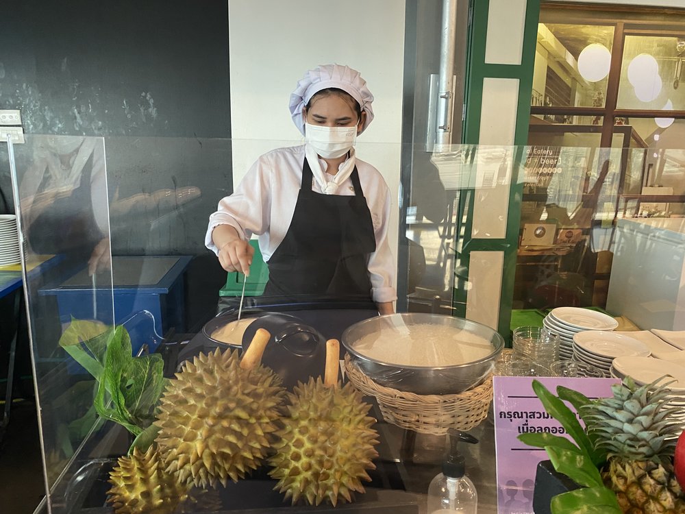 ข้าวเหนียวทุเรียน