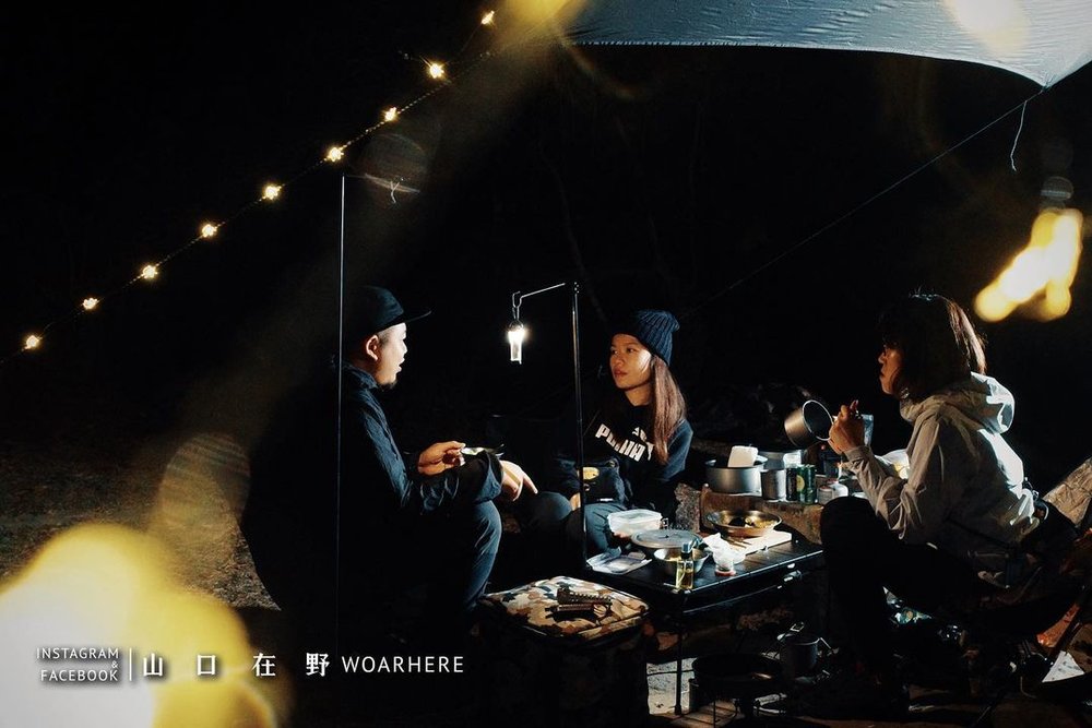 水浪窩除了燒烤,露營也是不錯的選擇!(Instagram @woarhere)