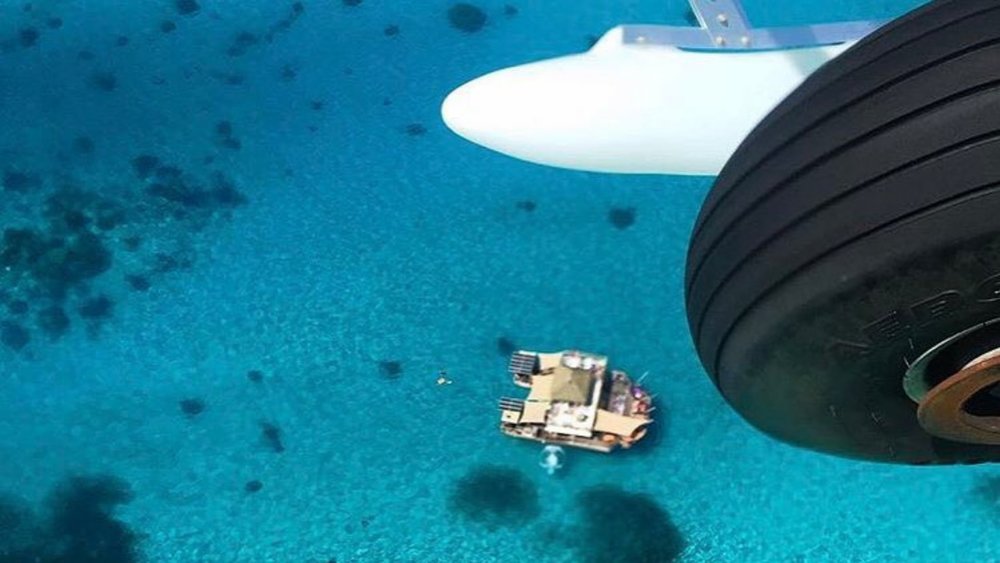 A birds-eye view of Cloud9 in Fiji. Image credits: @theyachtchef on Instagram