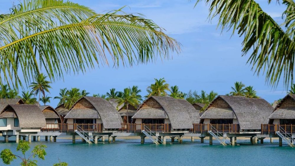 Momi Bay looks marvellous over water. Image credits: @fijimarriottresortmomibay on Instagram