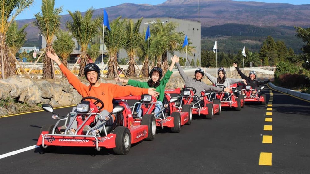Feel the rush when you go-cart riding in Jeju! Image credits @jeju_wind1947 on Instagram