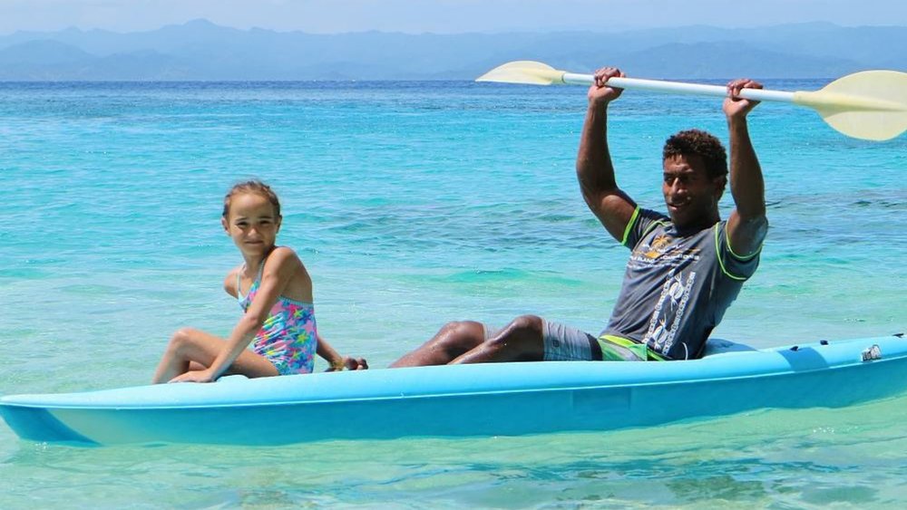 Kayaking Adventure in Clear Waters. Image credits - @pacific_harbour_excursions on Instagram