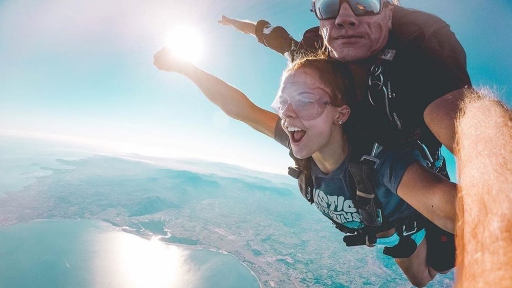 View of Fiji from a Skydiving POV. Image credits - @rusticpathways on Instagram