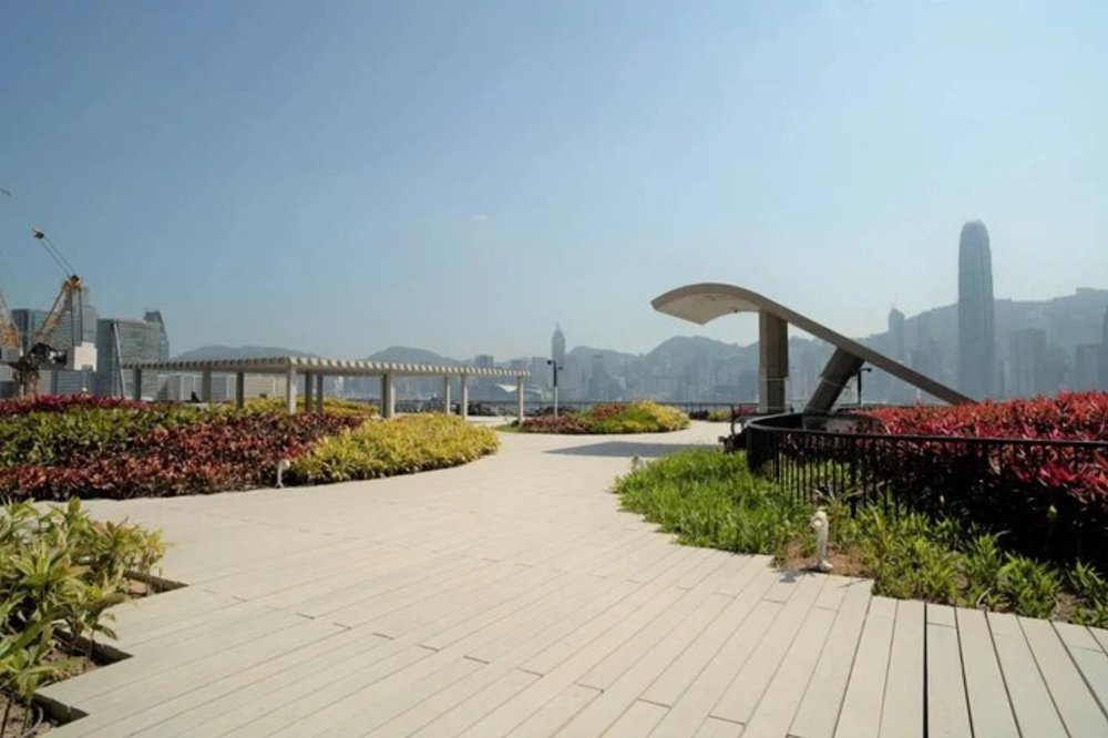 The Roof Garden of the M+ Museum offers a panoramic view of Victoria Harbour (Photo source: M+ Official Website)
