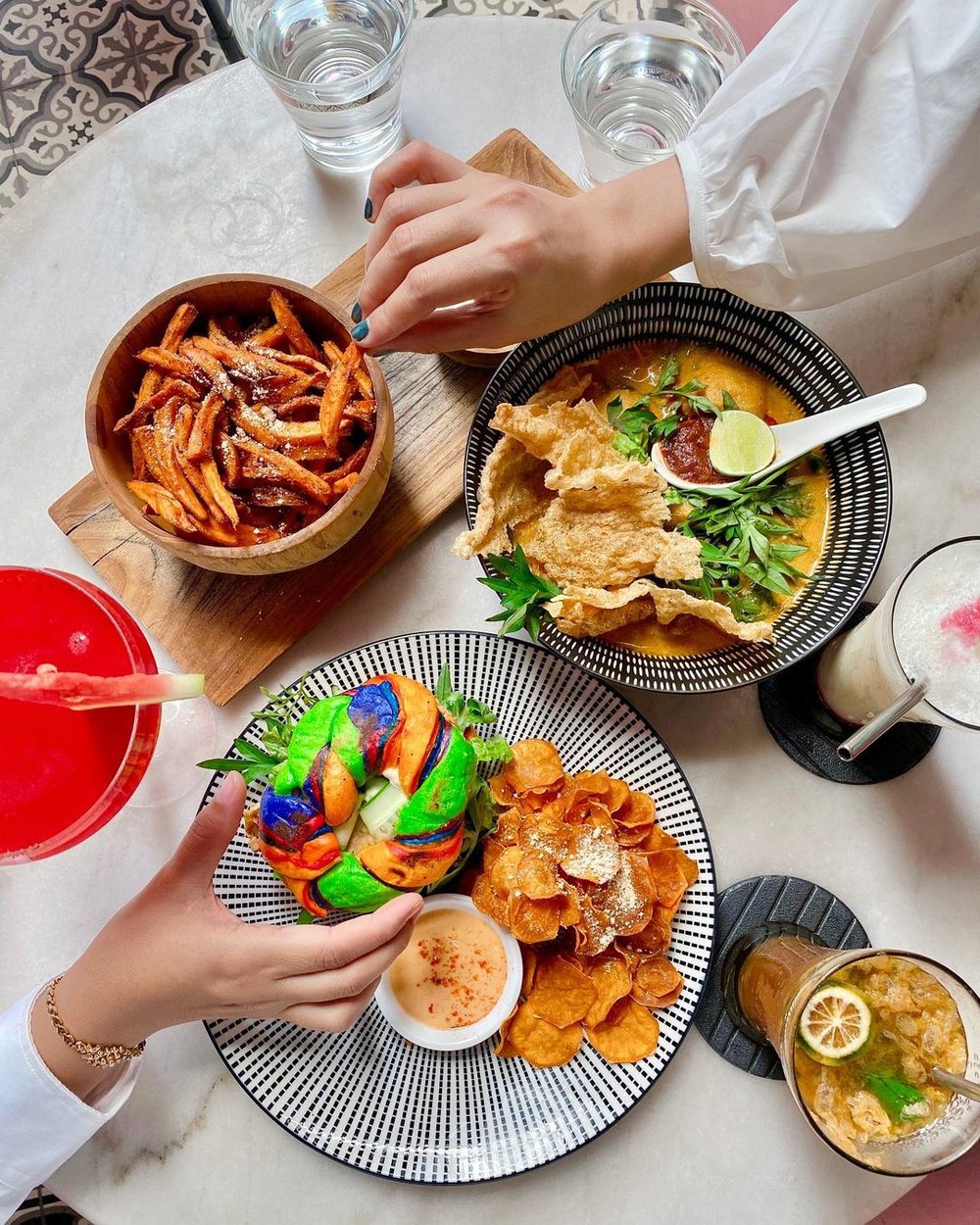 The Hungry Tapir best vegan cafe at Petaling Street Chinatown