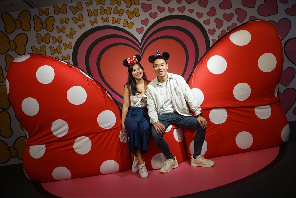 pop up disney singapore mickey and minnies love