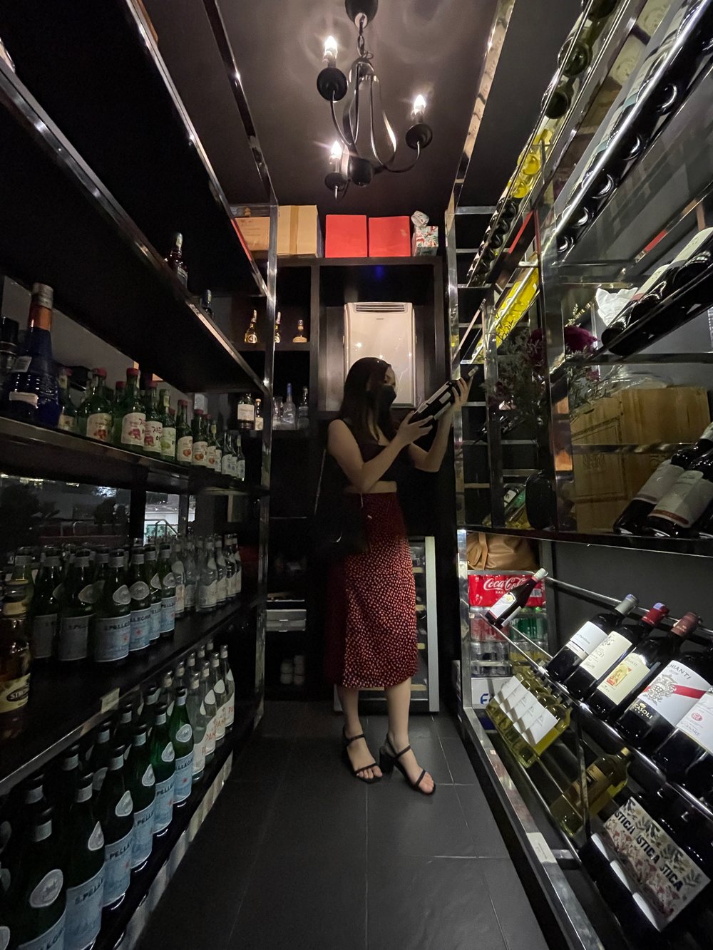 Wine Cellar at Pampas Boutique Steakhouse