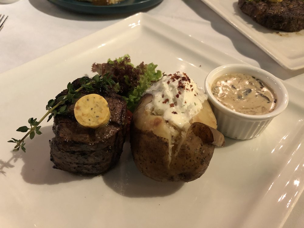 Black Angus Beef Tenderloin signature steak at Pampas Boutique Steakhouse