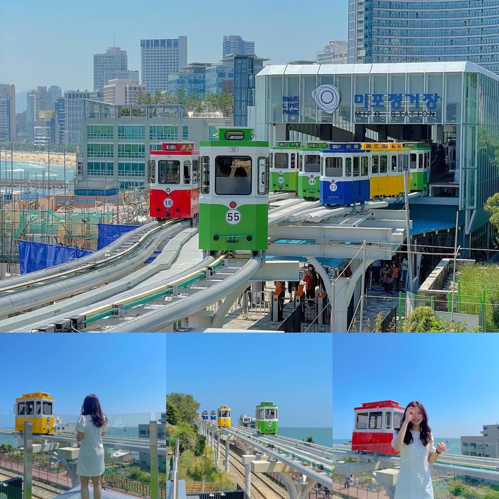 Haeundae Beach Sky Capsule Train