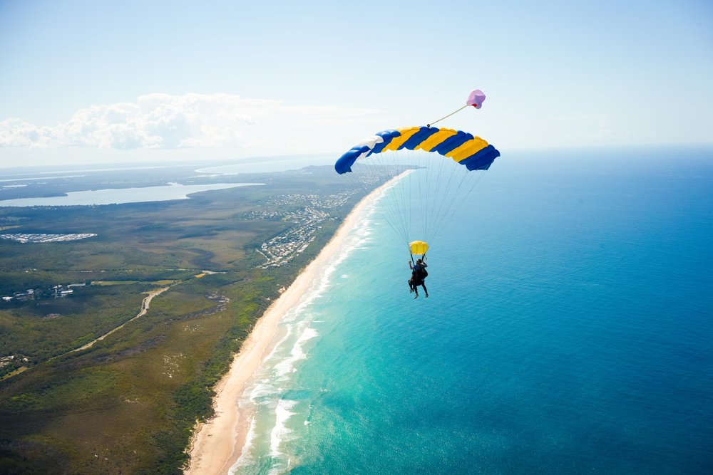 Noosa Tandem Skydive Experience | Credits to Skydive Australia 