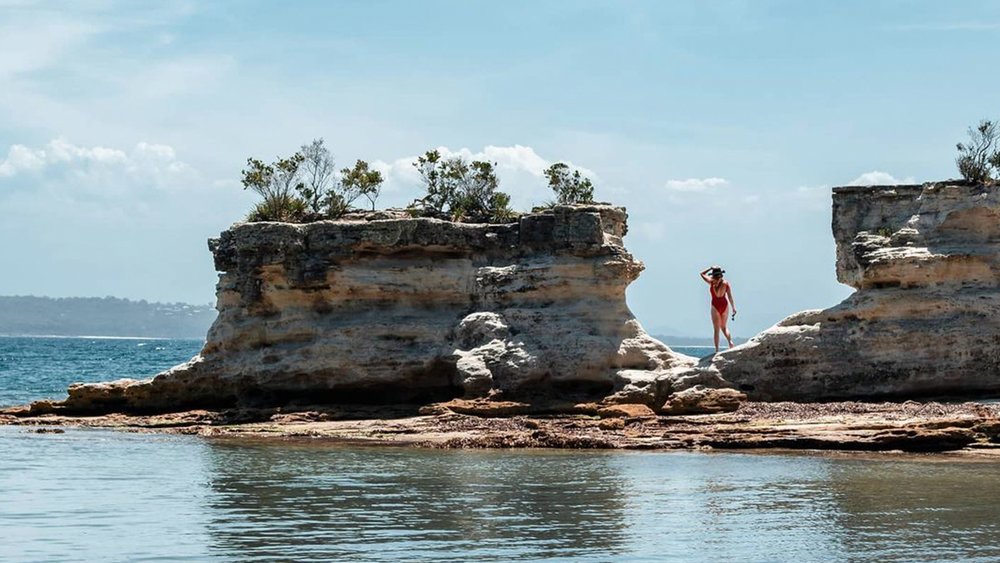 Stunning rock formations and pristine waters await you at Hole in the Wall. Image credit @ginger_living on Instagram