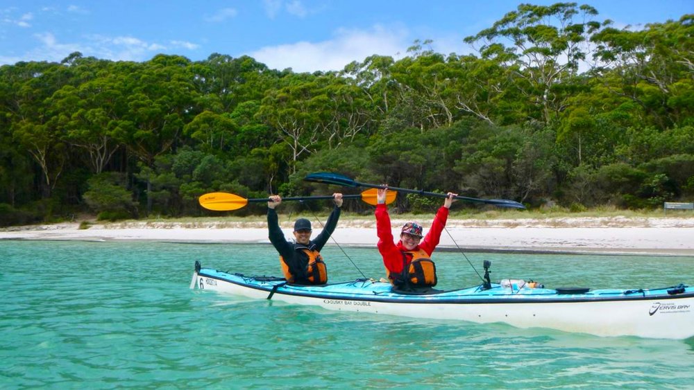 Be the captain of your kayak and paddle away on the waters of Jervis Bay!