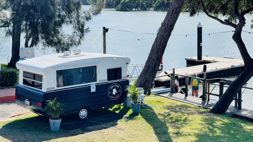 Make sure to drop by their Sea Dog food truck while you're there. Image credits: @jervisbayholidaypark on Instagram