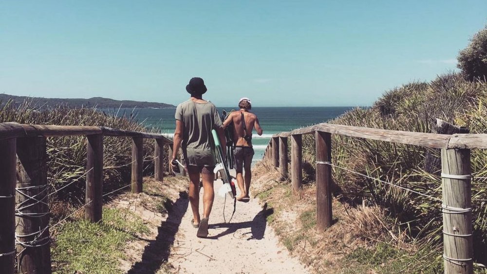 Catch some waves on Cave Beach. Image credits: @tomasalbano on Instagram