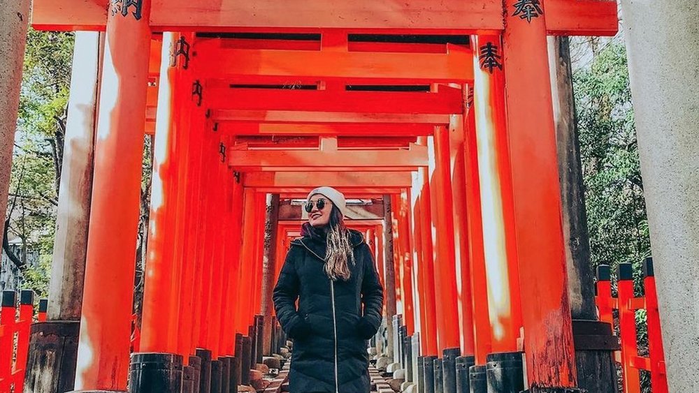 Learn the history behind the Fushimi Inari shrine Credit: @lucie.kei