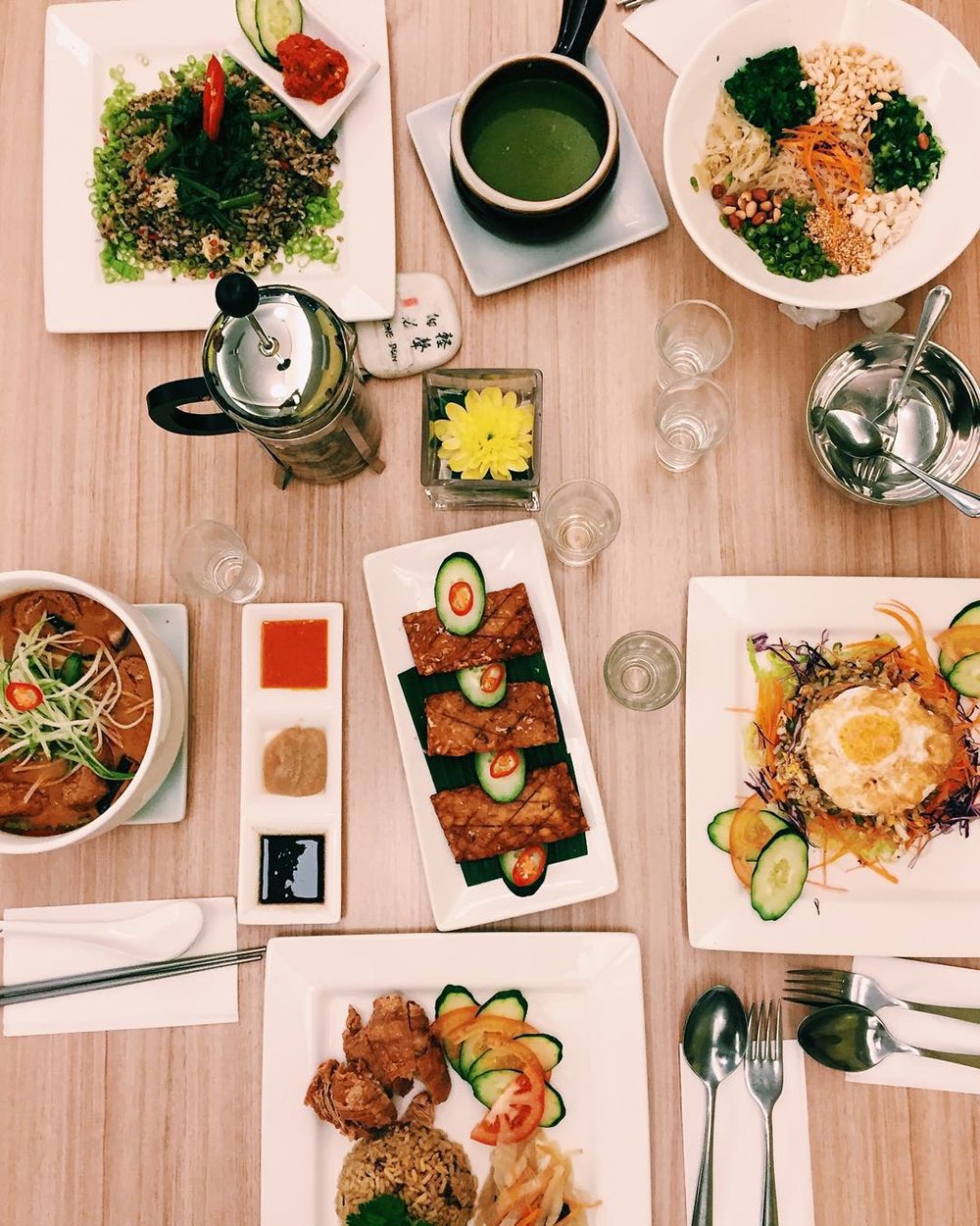 Botanist Cafe best vegetarian restaurant in Melaka