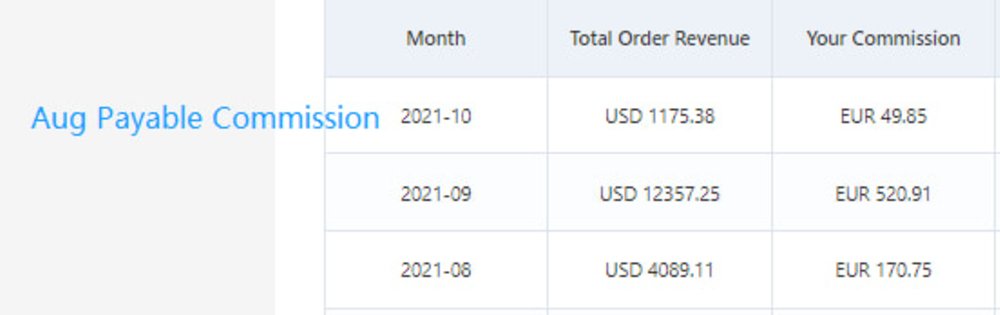 screenshot monthly report