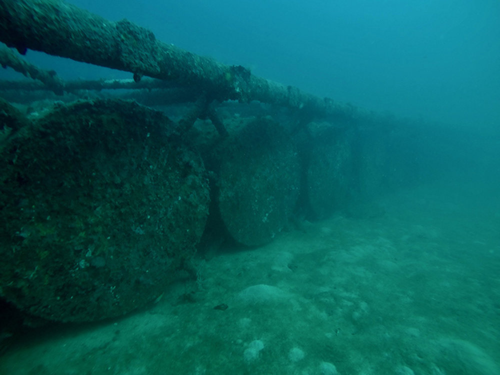 underwater shipwreck