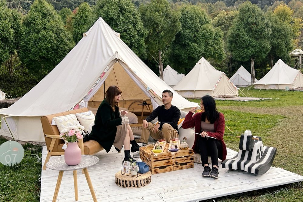豪華露營:愛上喜翁下午茶