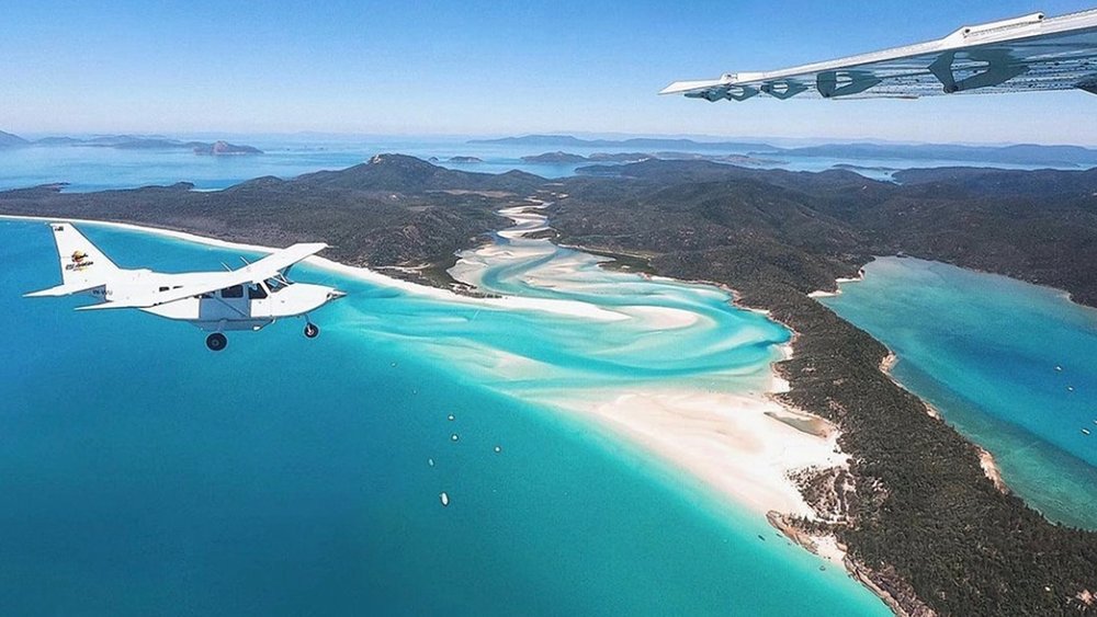 Make sure to get a window seat to appreciate the stunning views. Credit: @gsl_aviation