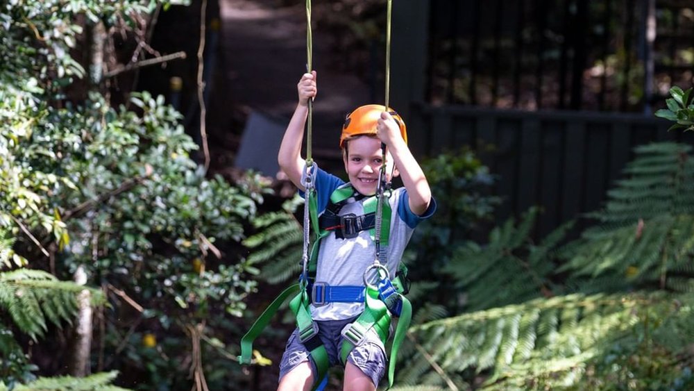 Even kids can have fun ziplining at Illawarra! Credit: @illawarrafly on Instagram