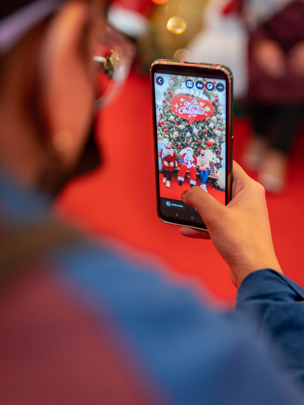 christmas deco times square mall