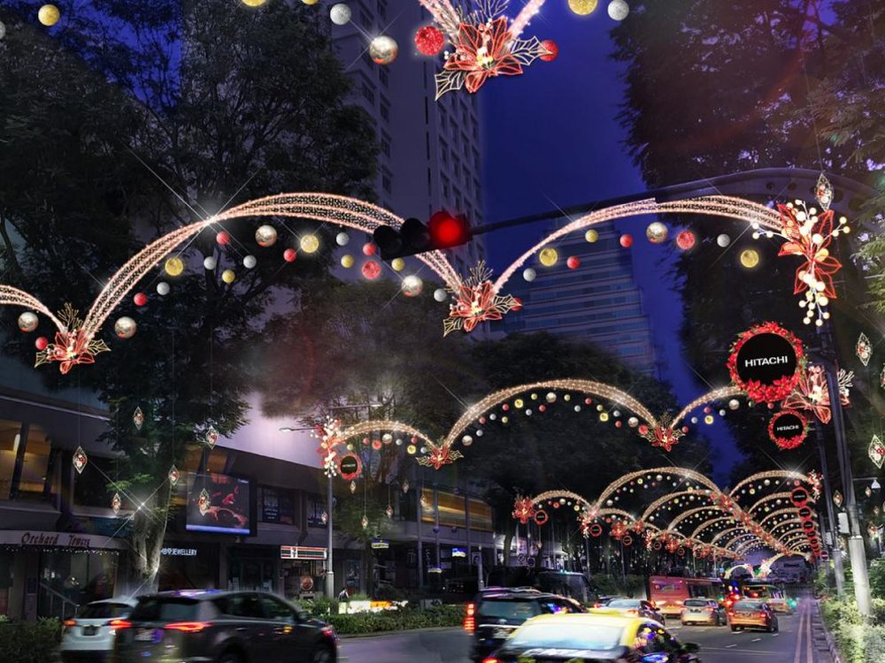 big bus singapore christmas light up 2021