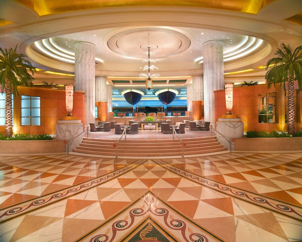 Feel like royalty when you enter this regal lobby!