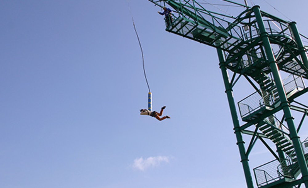 5621 マザー牧場　バンジージャンプ　ファームバンジー