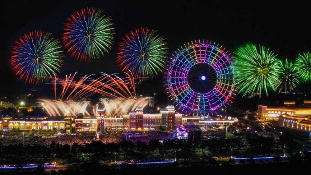 台中跨年煙火:麗寶樂園