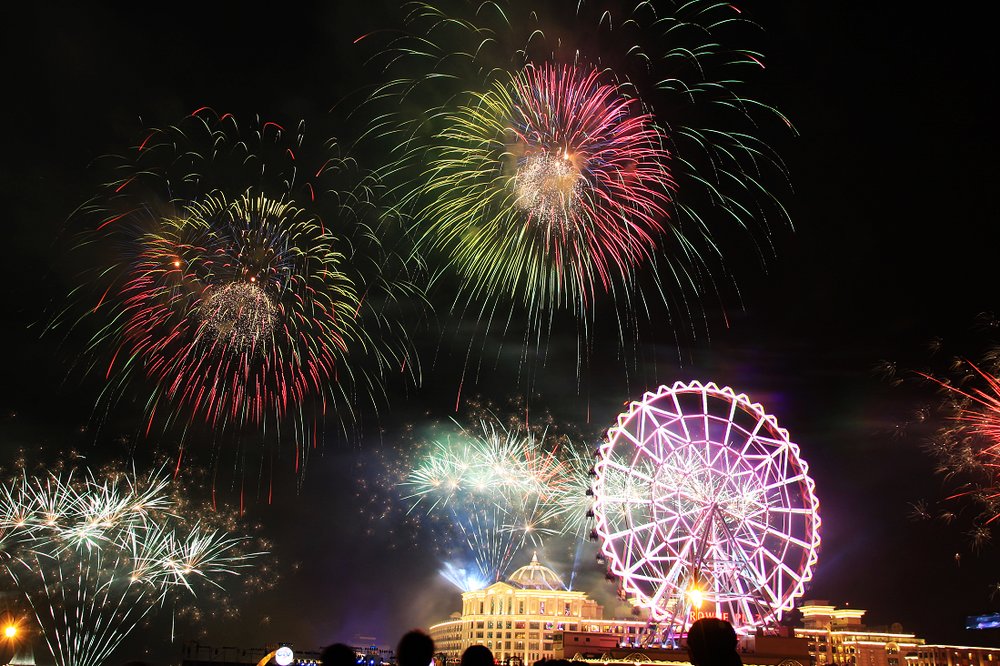 高雄跨年煙火:義大世界