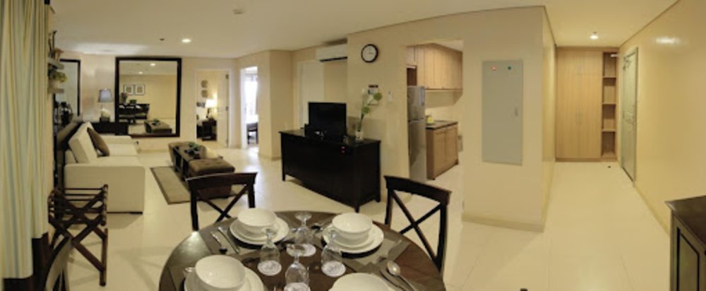 spacious two bedroom hotel room