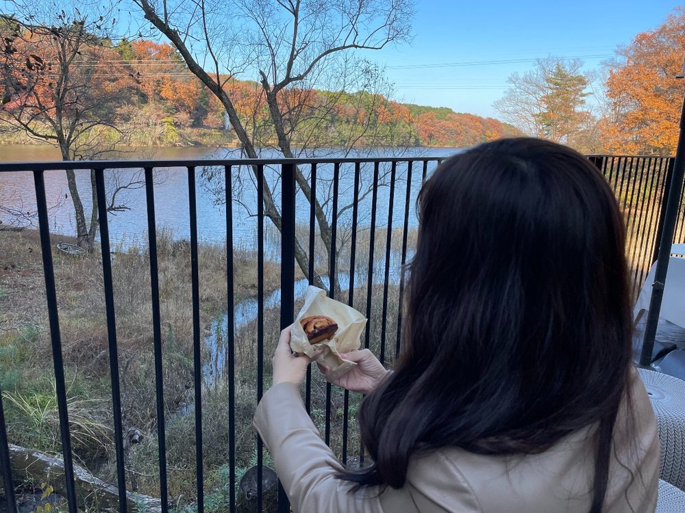 36646 宮沢湖とシナモンロール