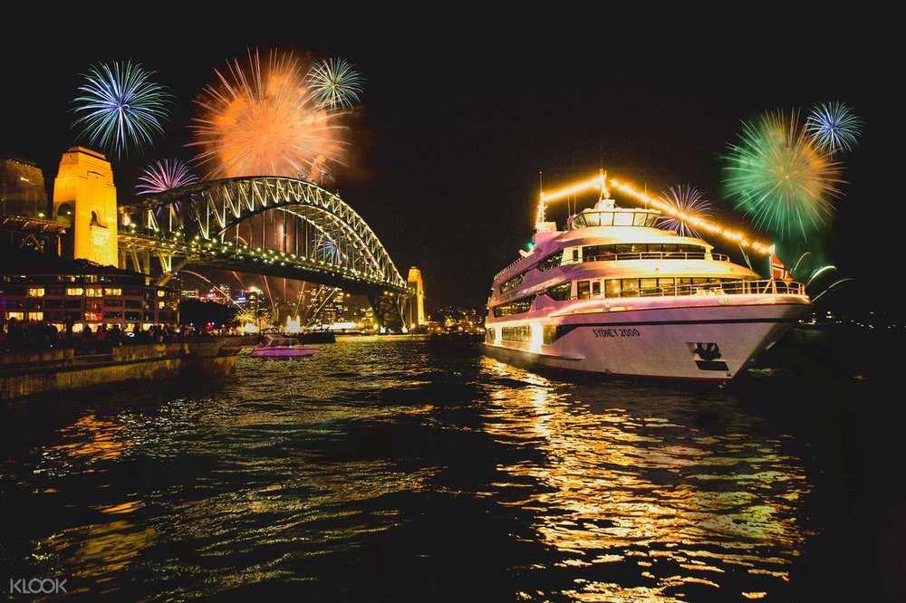 sydney harbour nye cruise, klook