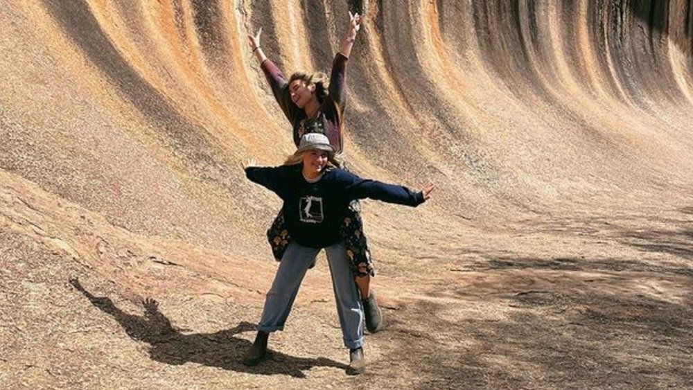 Pose with your mates by the amazing rock formation! Credit: @_hayley_mack_