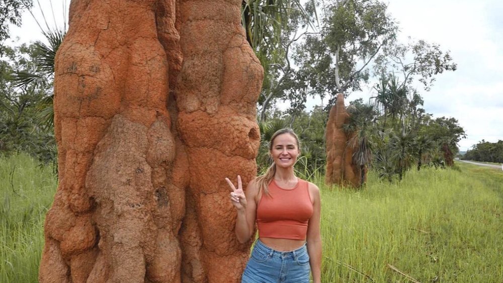 See impressive mounds made by termites at the Litchfield National Park! Credit: @jessicastevens