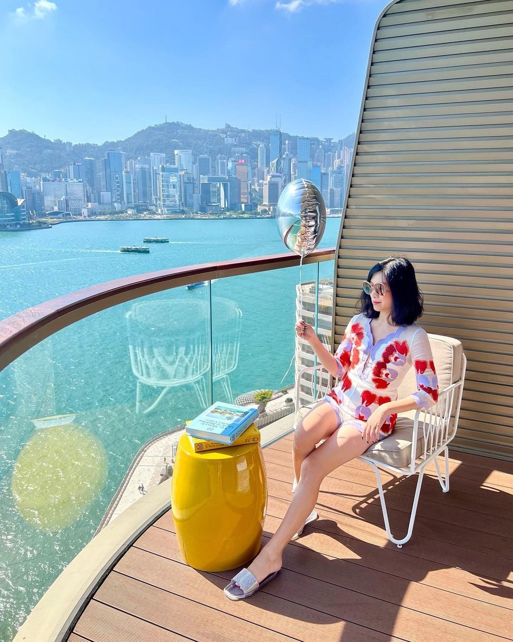 海景公寓的私人露台闊落,可舒服欣賞美景。(Instagram @greenhln)